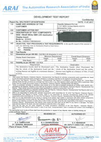 Development Test Report