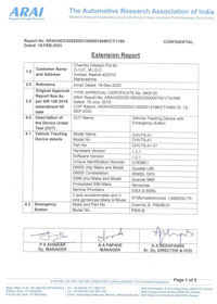 Extension Report