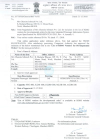 RDSO Certificate